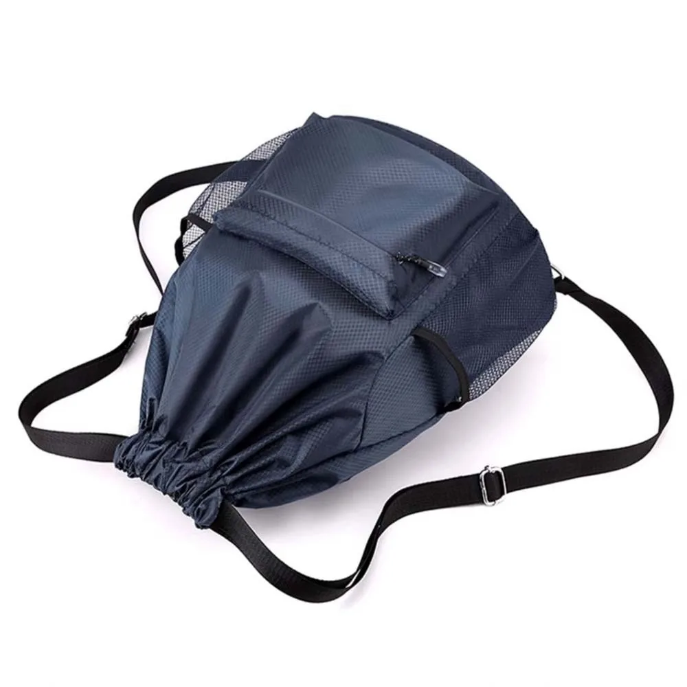 

Portable Gym Drawstring Bag Quick Drying Large Capacity Oxford Cloth Backpack Anti-splash Water Solid Color