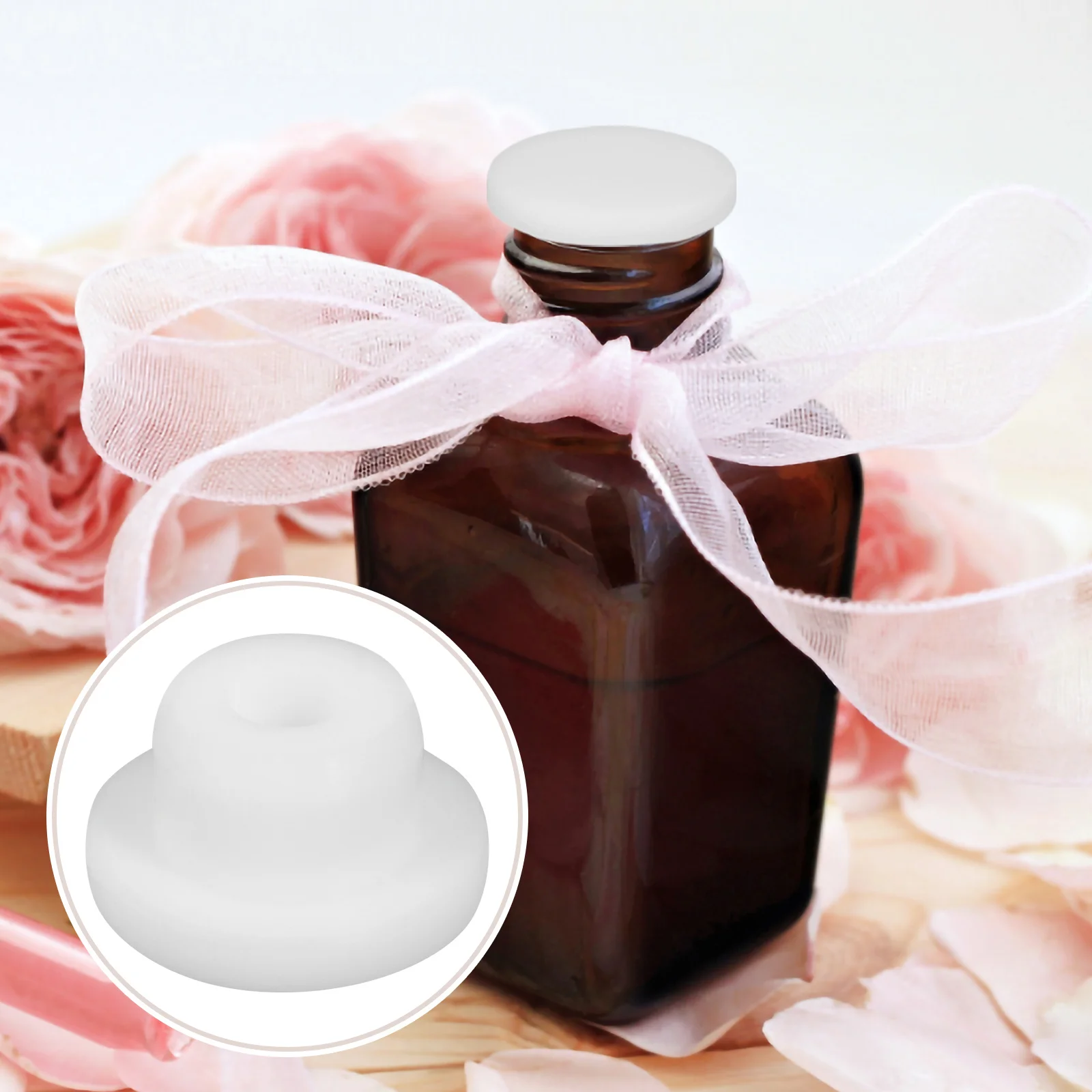 

10Pcs Silicone Bottle Stoppers Wine Bottle Sealers Reusable Universal Beverage Stoppers Airtight Caps Preservation Plugs