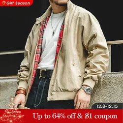 Maden Men's American Vintage Jackets Coat Men Retro Work Jackets Casual Pullovers Male Jacket Tops 2023 Autumn