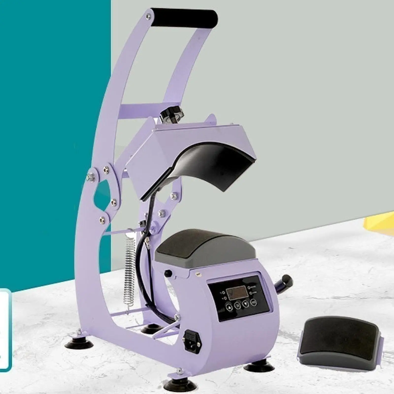 

Cap Heat Press Machine 0-250 Degrees Celsius Digital Display Stable Performance Professional Temperature Control Hat Heat Press
