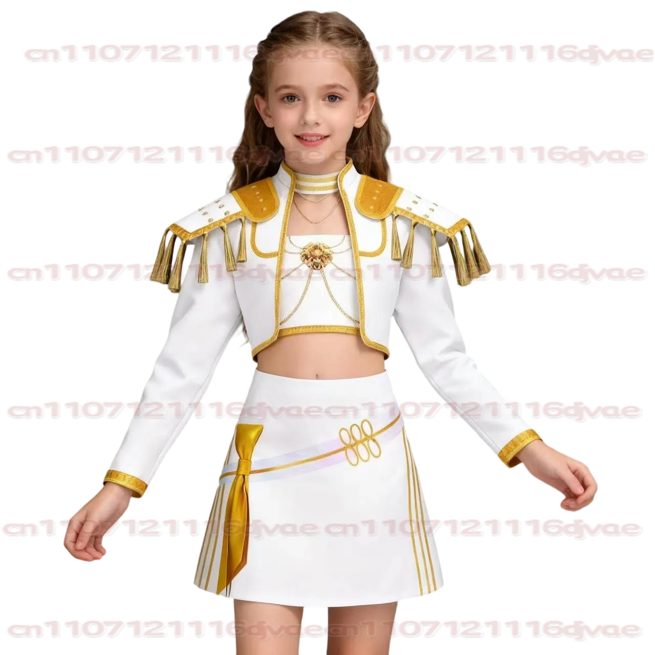 Fantasia Rumi Zoey Mira Cosplay Mädchen singende weiße Anzüge Cartoon Dämonenjäger Disfraz Kostüm 6 bis 14 Jahre Halloween-Kleidung