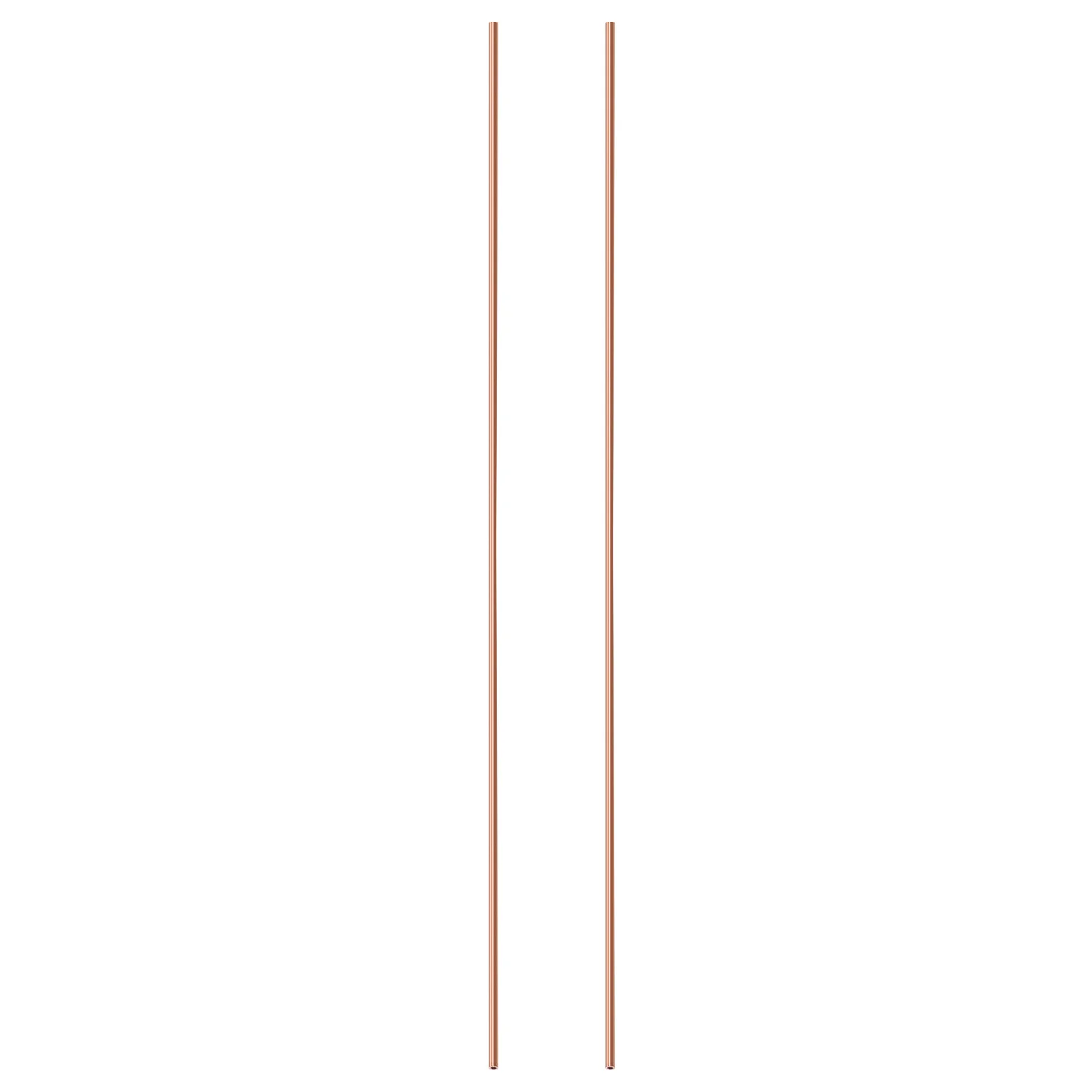 

2pcs Copper Metal Crafting Rods Tube 3Mm Diameter Smooth Copper Piping For Crafting Metal Rods Diy Projects Tools Parts