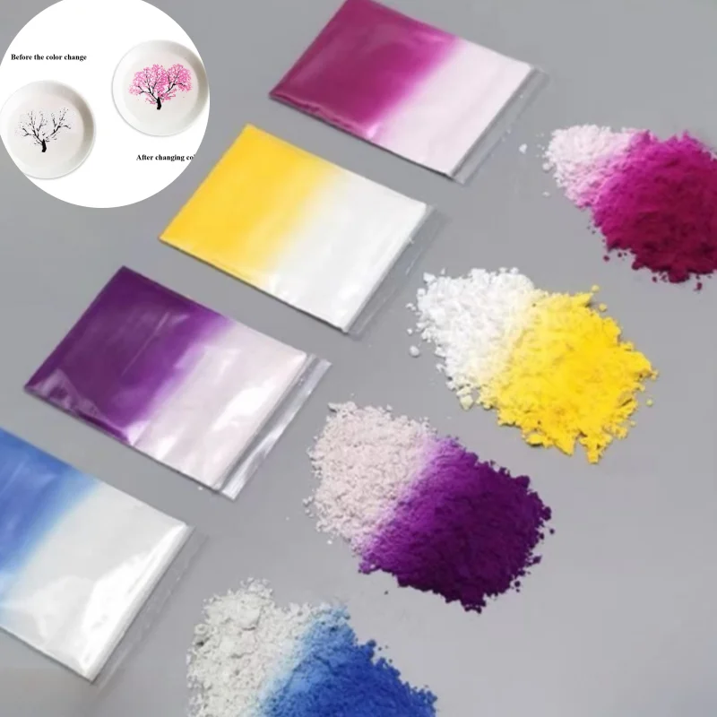 10g Color-changing Powder Temperature-sensitive Powder Handmade DIY Printing Coating Painting Coloring Thermochromic Pigment