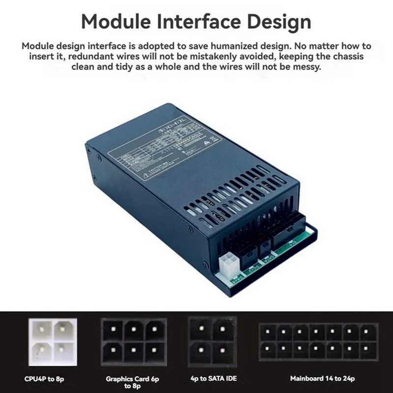 Modulares Netzteil 500 W Netzteil ATX Vollmodulares Netzteil FLEX-Modul-Netzteil