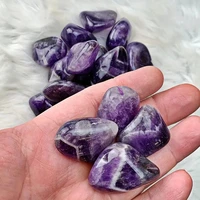 100g Natural Amethyst  Crystals Tumbled Polished Stones Faux Gemstone Bulk, Reiki Healing Stone, Home Decor Rocks 5