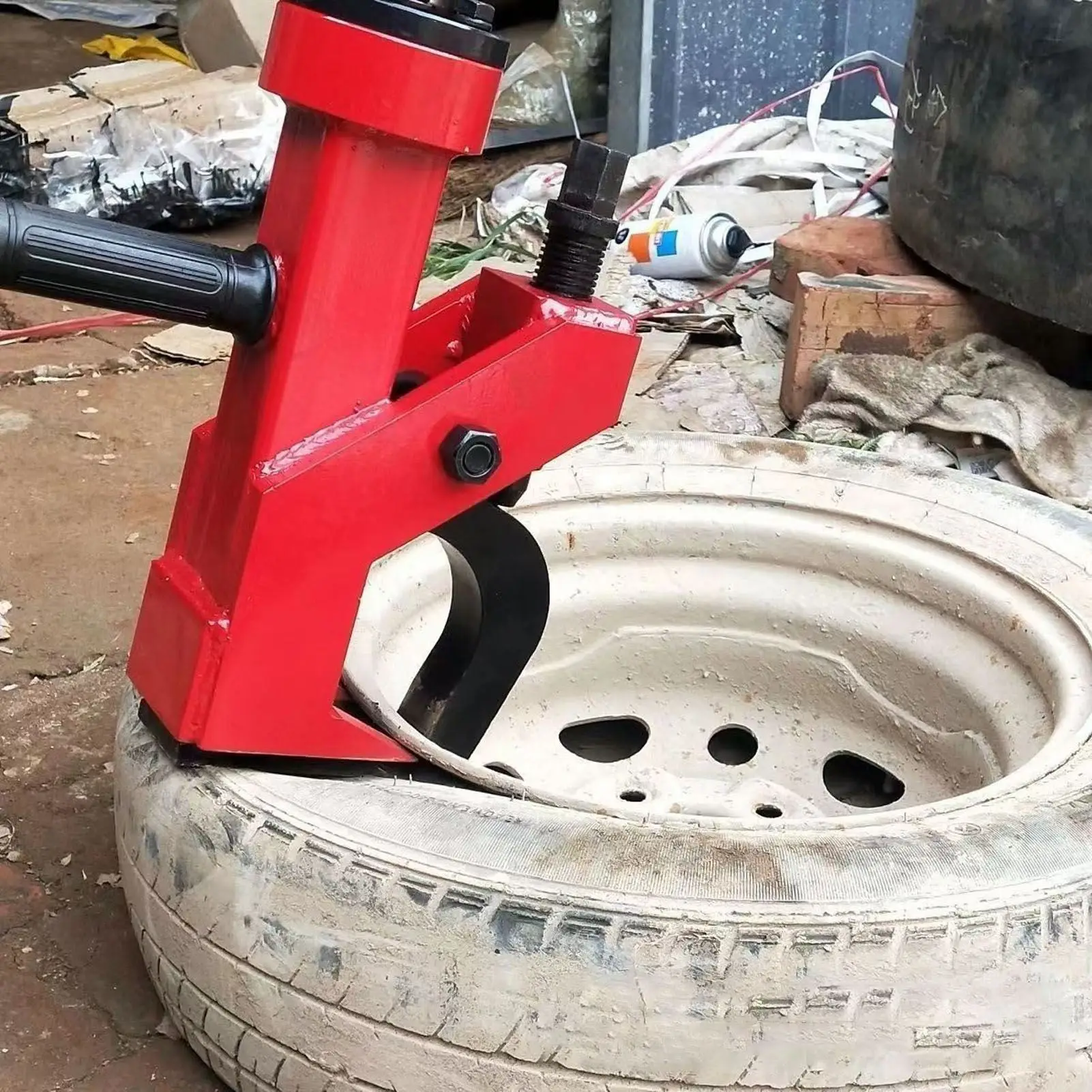 

Portable Manual Tire Bead Breaker Efficient Easy-Operated Wheel Tire Breaker Changer Repair Tool for ATV UTV Tractor Truck Car