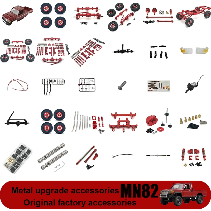 

Metal chassis pull rod shock absorber transmission shaft 370 gearbox assembly For MN82 LC79 82S 82Por 1/12 RC Car Upgrade Parts