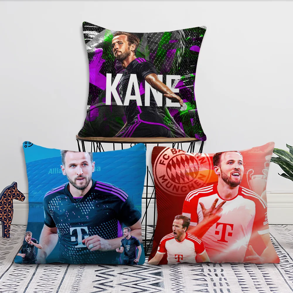 

Football H-Harry K-Kane Decoration Room Home Sofa living Office Car Nordic Simplicity Pillow Cover