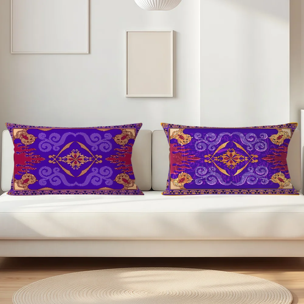 Aladdin Magic Flying Carpet Print Pillow Case Suitable For Decorating Homes Bedrooms Children Room Sofas And Other Places