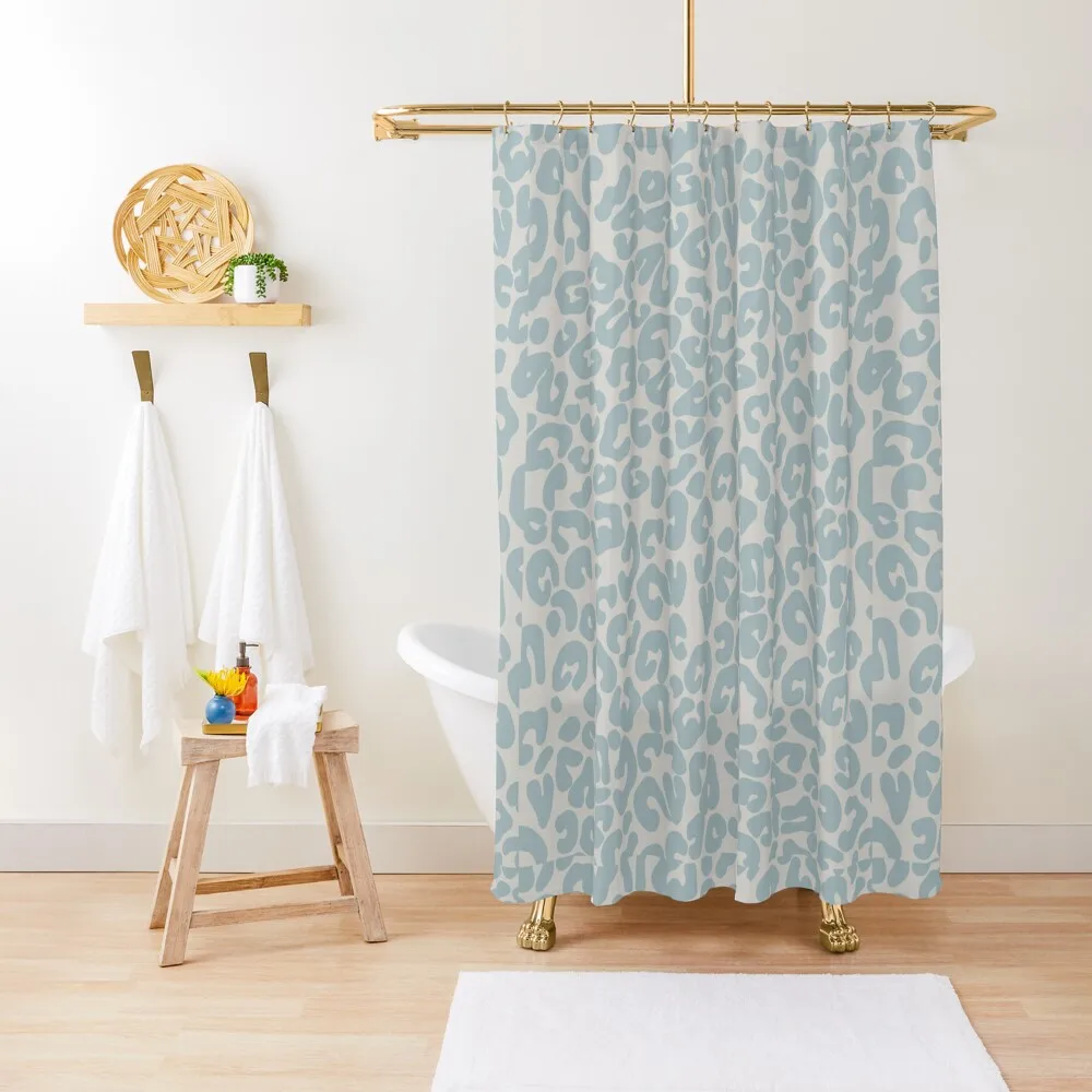 

Pastel Blue Cheetah Print Shower Curtain For Bathrooms Toilet Accessories Bathroom Bathroom Decor Bathroom And Shower Curtain