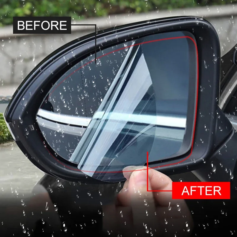 For Byd Atto 3 2022 2023 Rearview Mirror Rainproof Film Reverse Mirror Side Window Waterproof Fog-proof Film Anti-Scratch Films