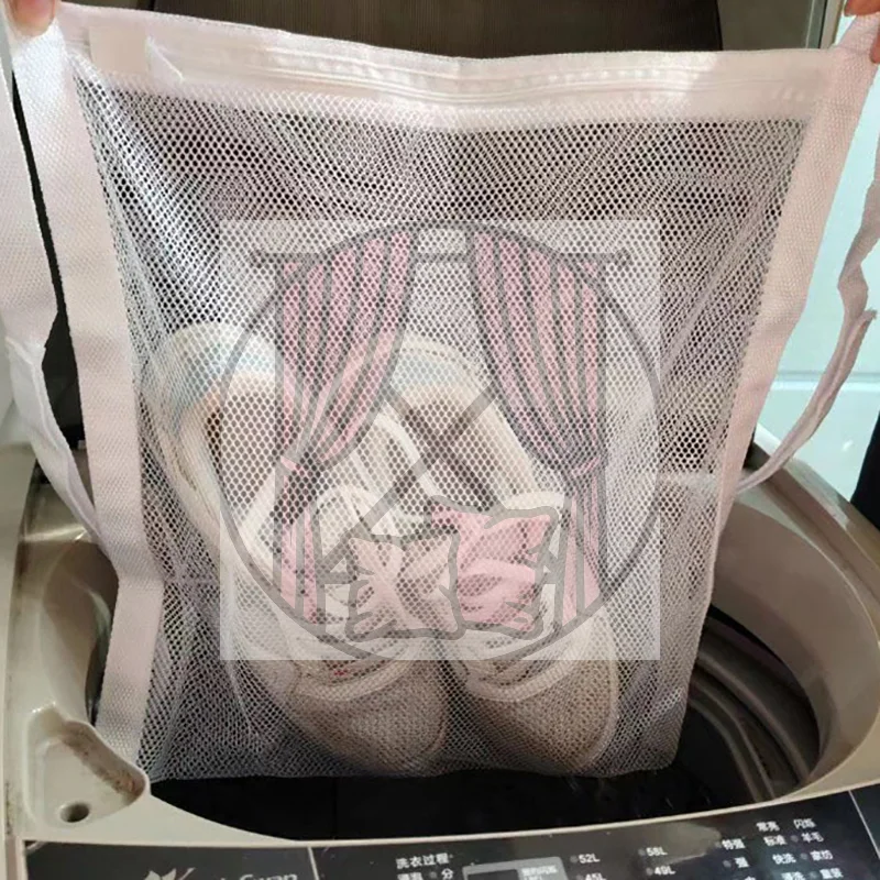 Sneaker Dryer Bag Dryer Door Shoe Net With Elastic Straps Sneaker Laundry Bag Reusable Tear-Resistant Shoes Dry Bag