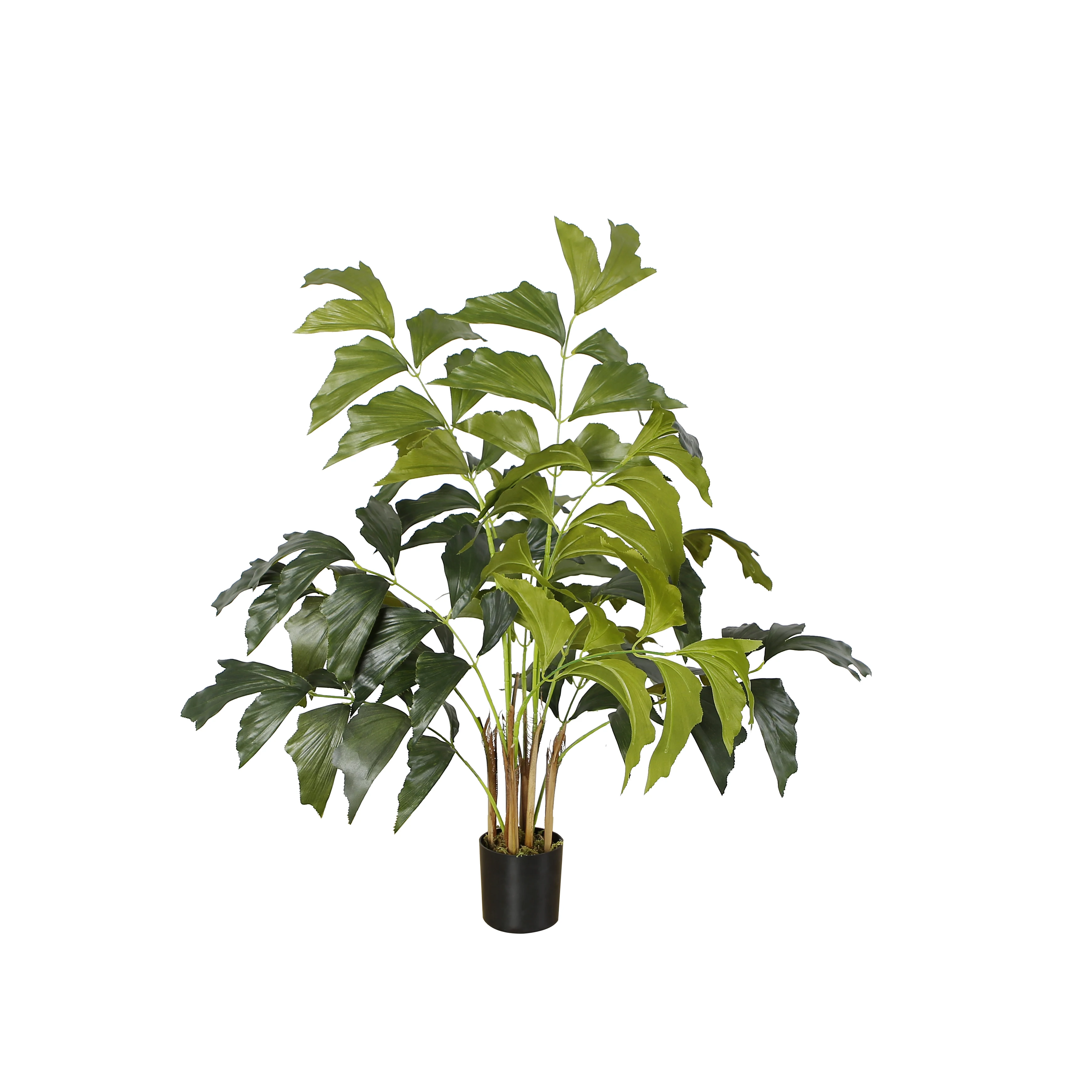 Artificial Tree Fake Greenery Tree With Pot Fishtail Palm Plant Artificial Plant Home Indoor Garden Decoration 80cm