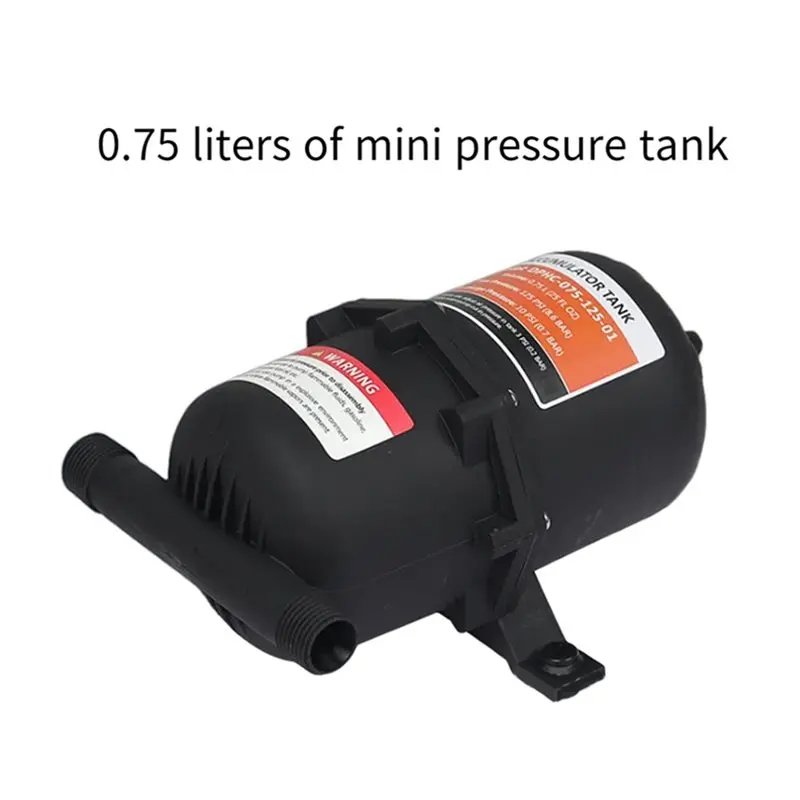 Micro Water Pump Pressure Tank 0.75L Constant Pressure Water Supply Equipment Gas Storage Tank For RV Yacht Diaphragm Pump