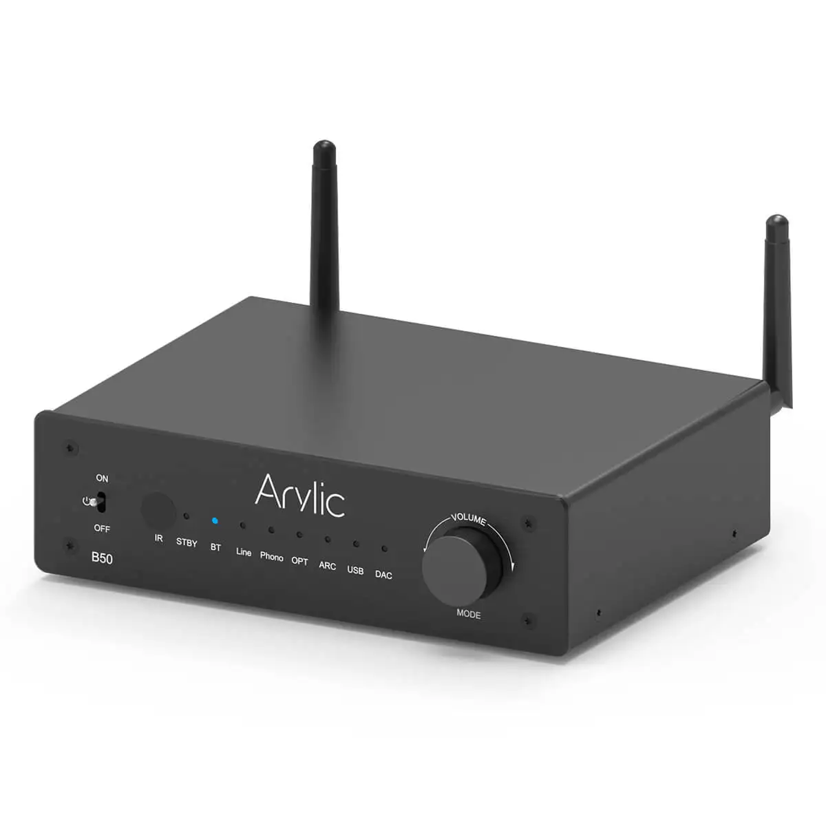 Arylic B50 50Wx2 Home Audio System Amplifier Bluetooth Stereo Amplifier with Transmitter