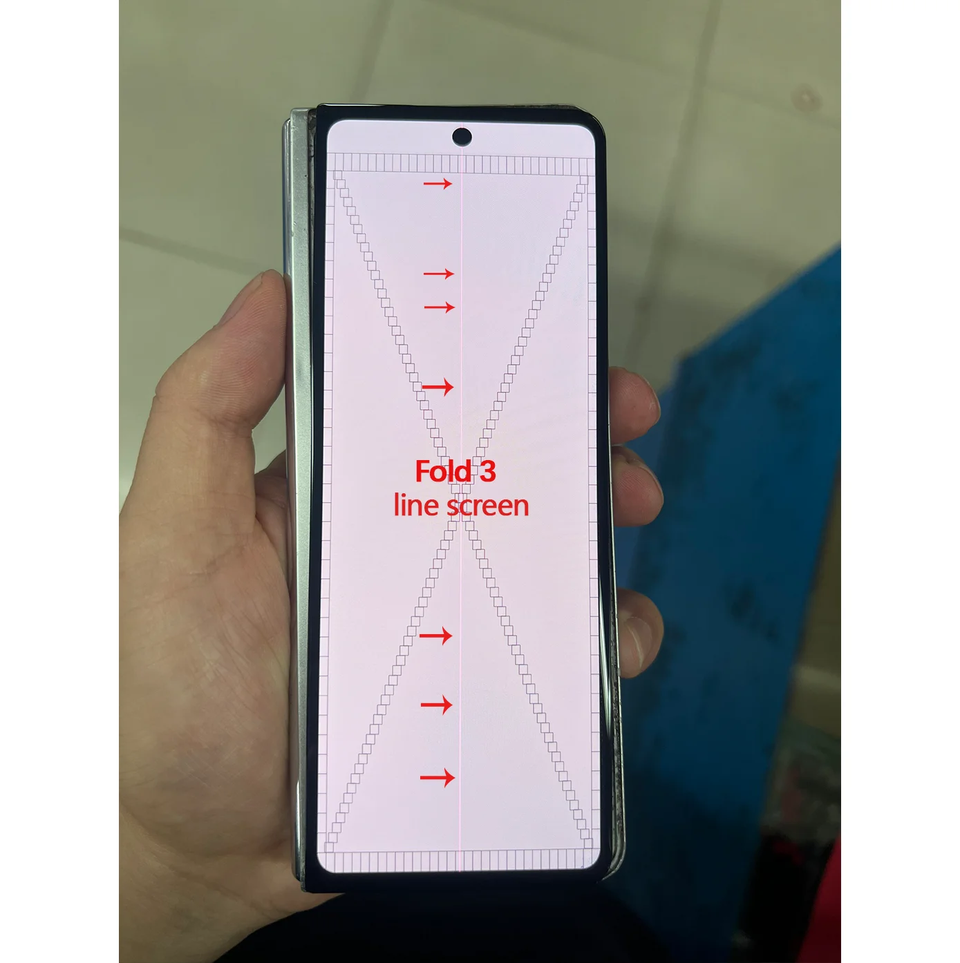 Defect Dot Amoled For Samsung Galaxy Z Fold 3 F9260 F926B F926U LCD Touch glass Full for front screen Display Touch Digitizer