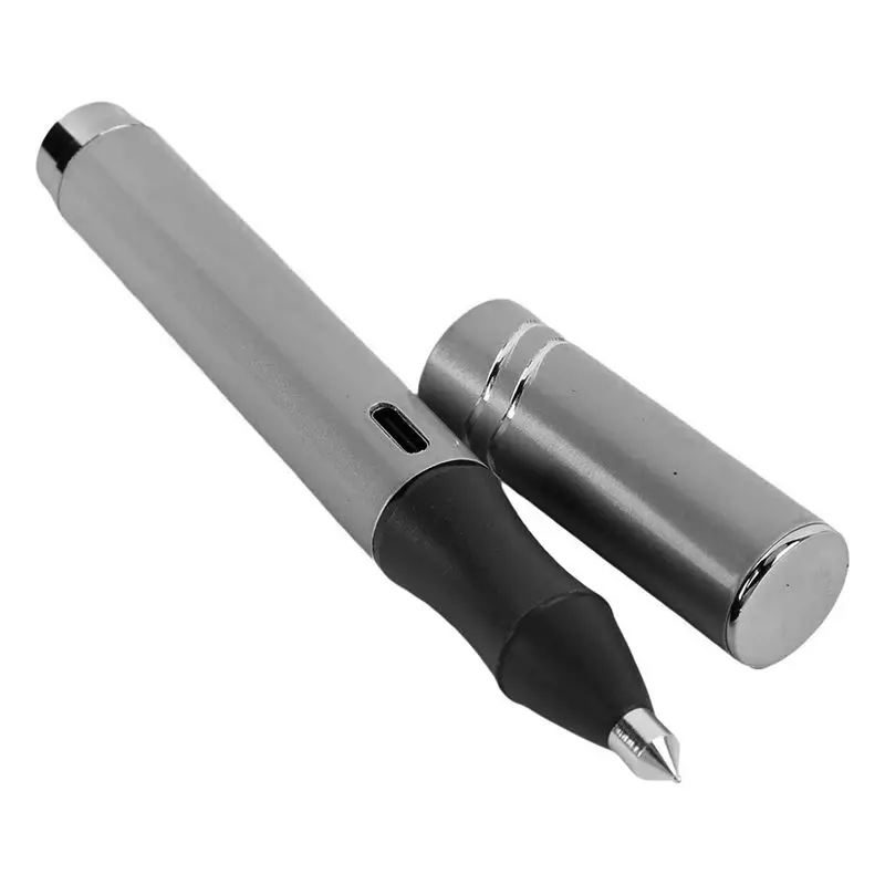 

A96K-Hot Heated Pens Set Starter For Planners, Journals, Cards,Scrapbook Pages USB Heat Foil Pen Grey