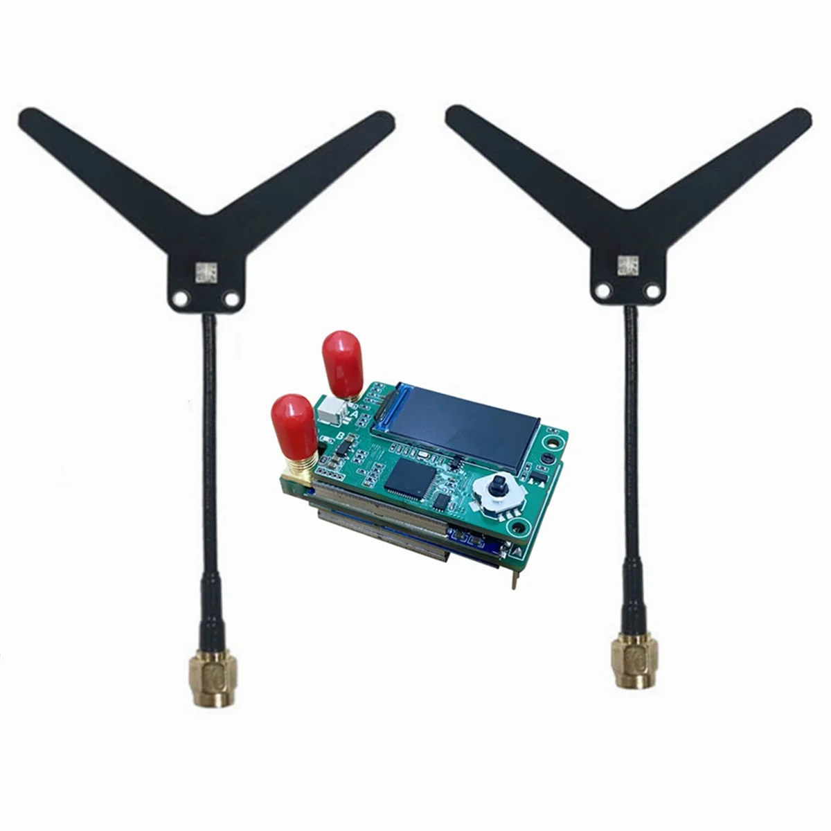 Receptor de vídeo VRX de antena Dual de 1,2/1,3 Ghz, banda ancha de 9 canales, 1080MHz a 1360MHz para gafas Fatshark/SKYZONE/DJI V1 V2