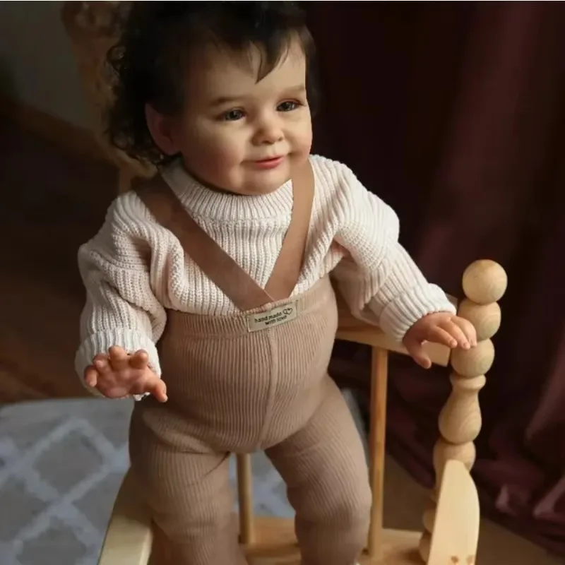 64cm Rooted Hair Reborn Baby Toddler Zoe Newborn Doll Princess Girl Lifelike Soft Touch 3D Skin Art Doll