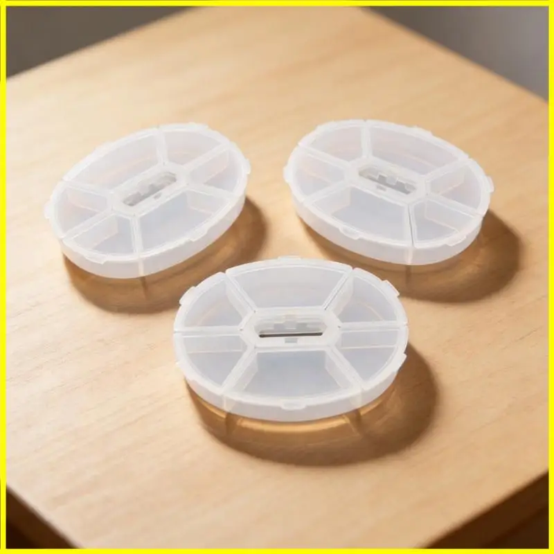 Divided Container Organizers Box For Jewelry Earrings Pills And Small Accessory