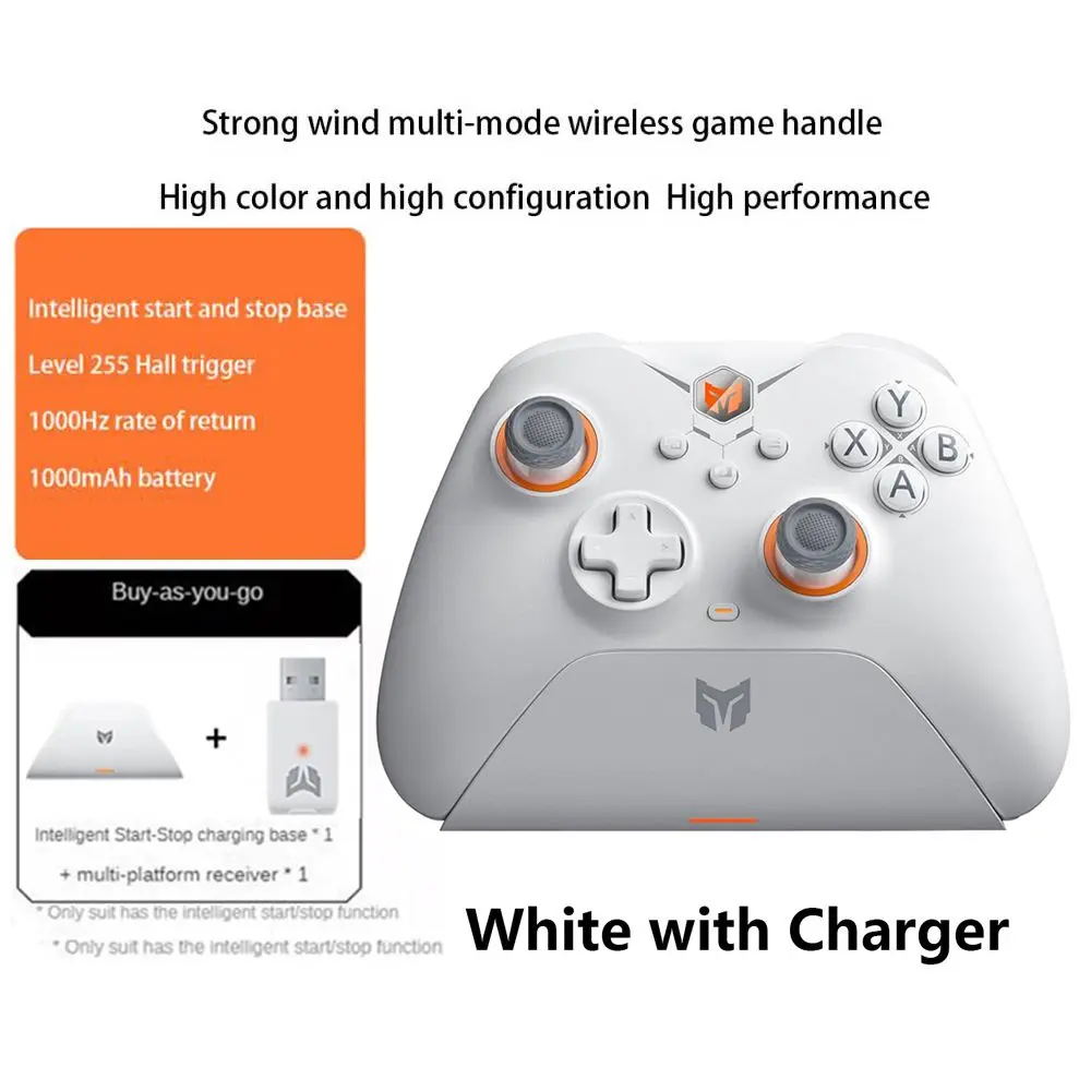 Wireless Gamepad PC Controller For IPhone For Android PC 1000HZ Wired Return Rate Magnetic Induction Linear Trigger