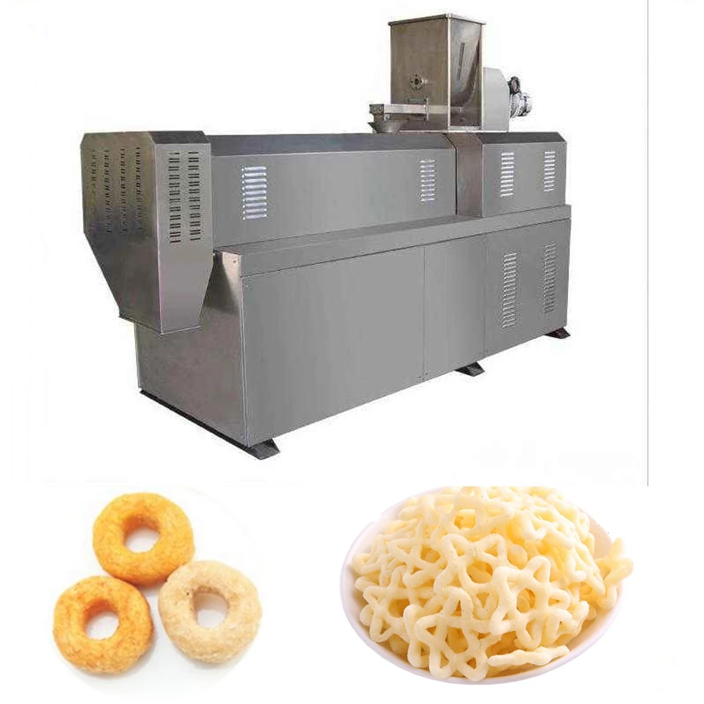 corn puffed snack extruder maize puffing extrusion popcorn maker