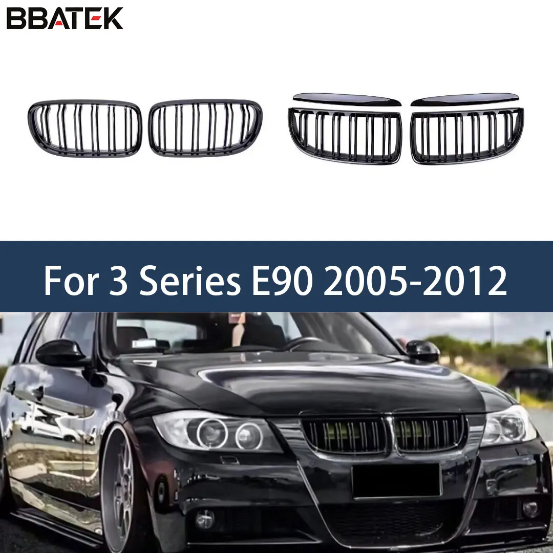 Frontgrill für BMW E90 E91 3er Serie 2005-2012 325i 320i 330i 335i XDrive Nieren-Karosserie-Kit Tuning-Zubehör