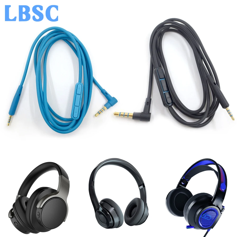 Audio Cable Wire Cord Replacement With Mic For BOSE QC25 QC35 OE2 For Innovation LIVE2 AKG Y50 Y40 3.5MM to 2.5MM audio cable