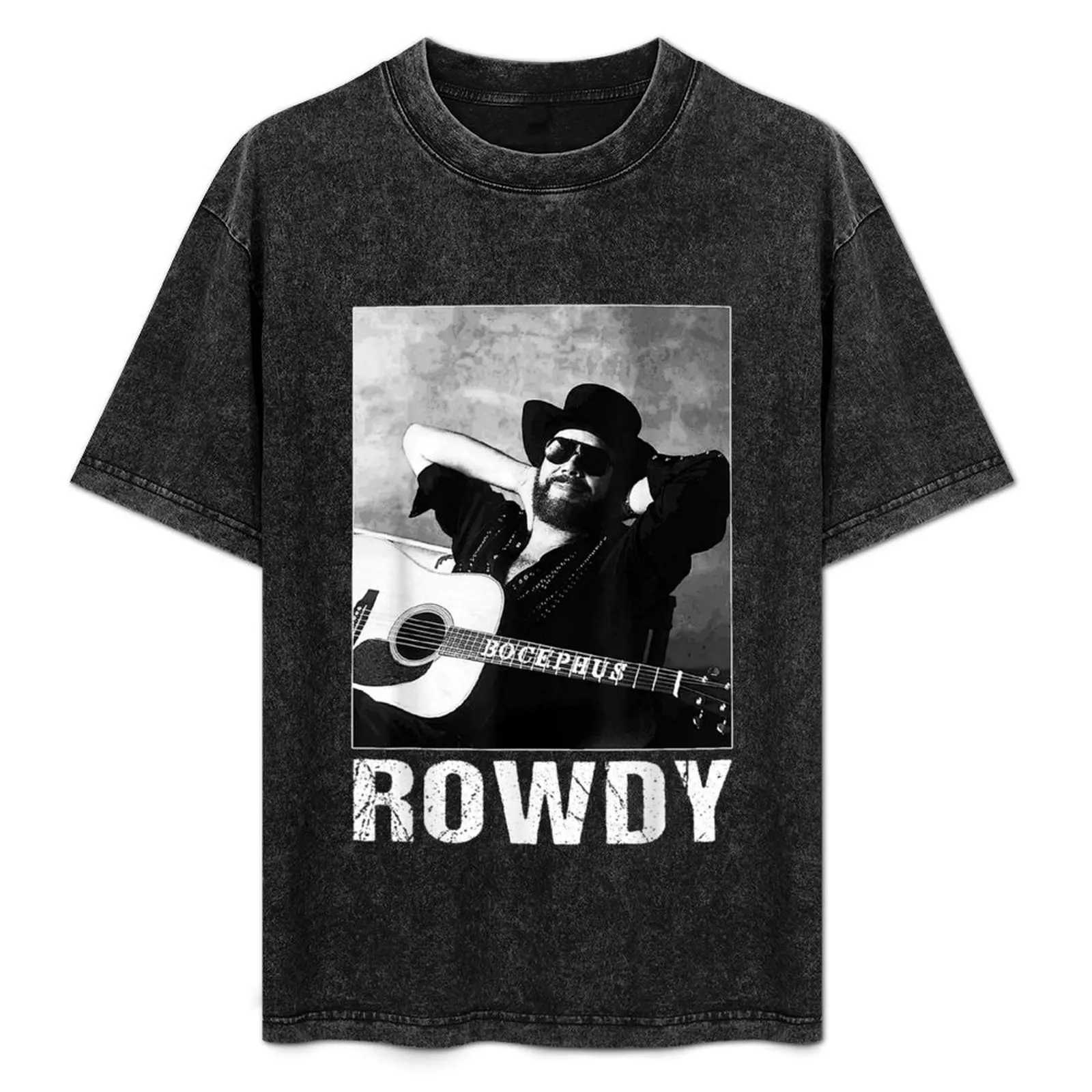

Funny Hank Jr Williams Love Rowdy Gifts For Womens Men T-Shirt Classic Print Short Sleeve Shirt