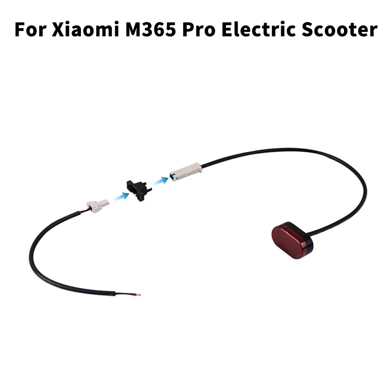 Image of Neues Rücklicht Sicherheitswarnung Bremslicht Blinklicht für M365/Pro Elektroroller Rücklicht Kabelverschluss Teile