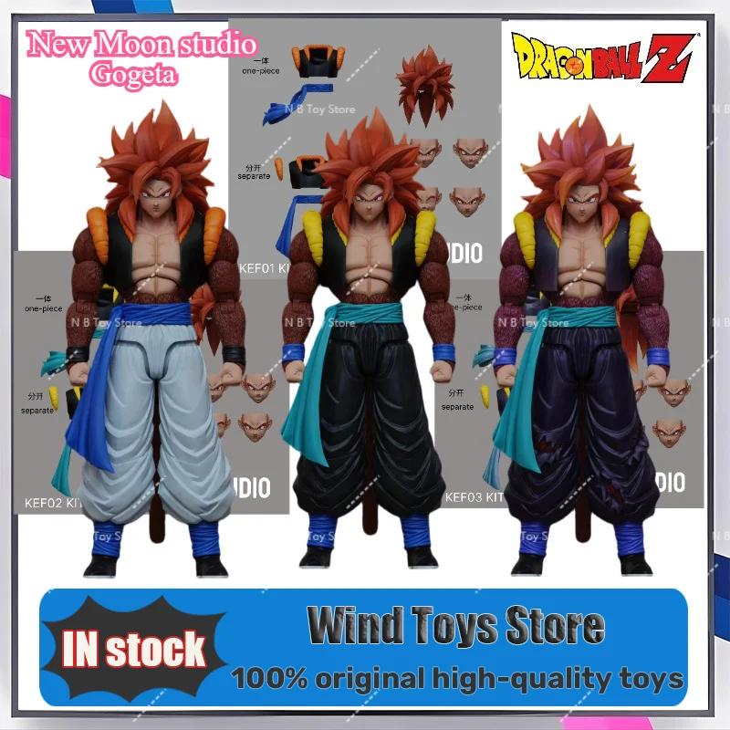 Preventa: Figura de Acción de Anime de New Moon Studio, Ninja Cat KEF StudioGogeta, Dragon Ball GT Super Saiyan 4 SSJ4 Gogeta, Juguetes y Regalos