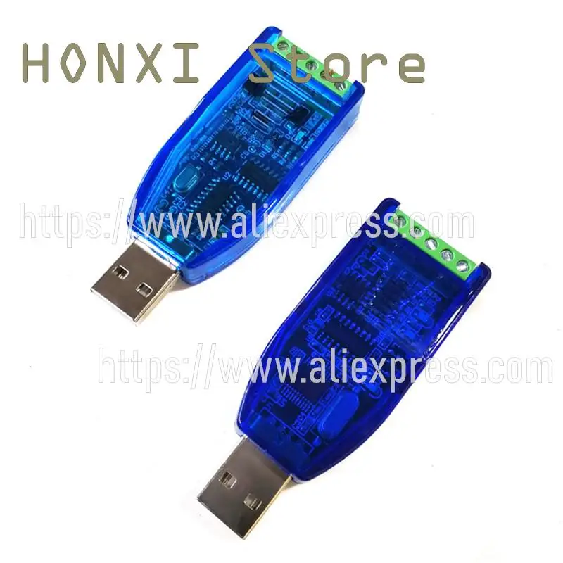 

1PCS Industrial-grade usb transfer rs485 two-way half-duplex serial port RS232 communication module converter TVS protection