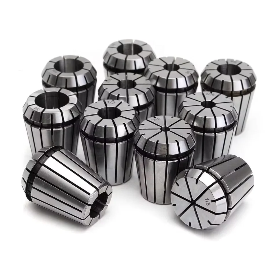Customized ER Collet Set for CNC Machine 0.005mm Accuracy Spring Chuck Tool Holder Components ER11 ER16 ER20 ER25 ER32 ER40