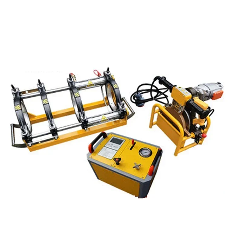 220 V Hot Melt Butt Welder 63-200 Gas Pipeline PE Pipe Hydraulic Semi-Automatic Welding Machine With Digital Display And Timing