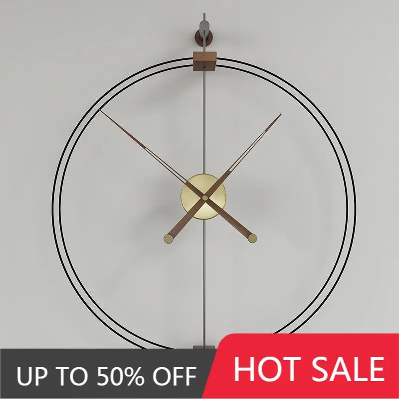 Simple Wall Clock Modern Living Room Silent Wall Watch Nordic Restaurant Clocks Creative Home Interior Decoration Accessories