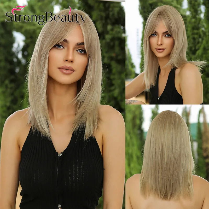 StrongBeauty длинный синтетический парик, женские парики, фотосессия