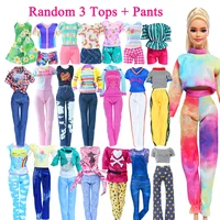 50 Pcs/Set Handmade Doll Clothes for 11.5'' Doll 2 Evening Gown Bikinis 3 Outfit 2 Mini Dress 10 Hangers 31 Accessories Kids Toy 6