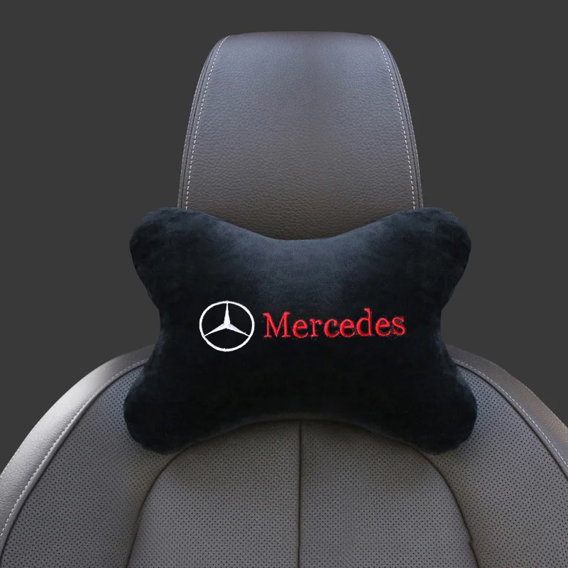 

Car Safety Headrest Neck Pillow Accessories For Mercedes Benz W205 W204 W203 W212 GLC CLA GLA AMG C180 C200 C300 C63 Coupe C43