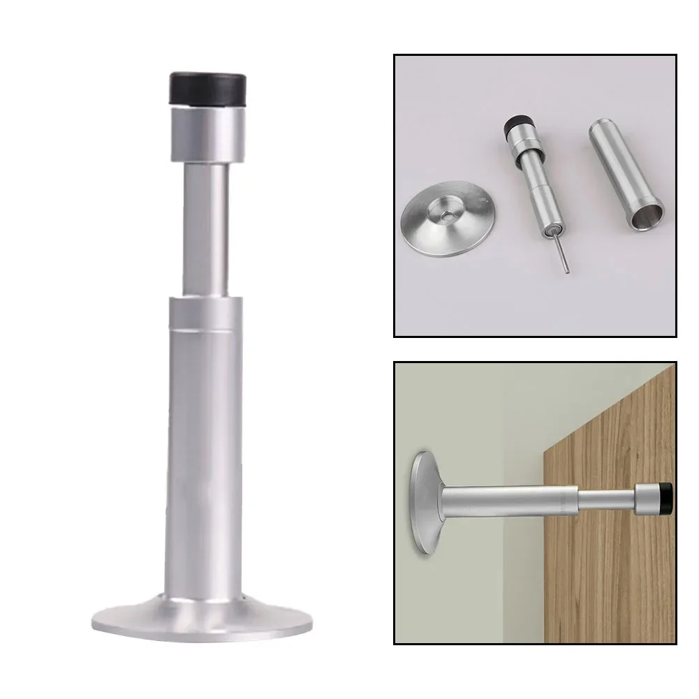 Fermaporta a parete resistente con cuscino in gomma per l'isolamento acustico Hardware della porta dell'edificio resistenza della porta di miglioramento della casa
