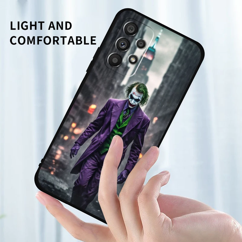 T-The J-Jokers Art Fashion For Samsung A53 A52 A33 A32 A51 A71 A21S A13 A73 A55 A22 A23 A35 A72 A54 A12 5G Black Back