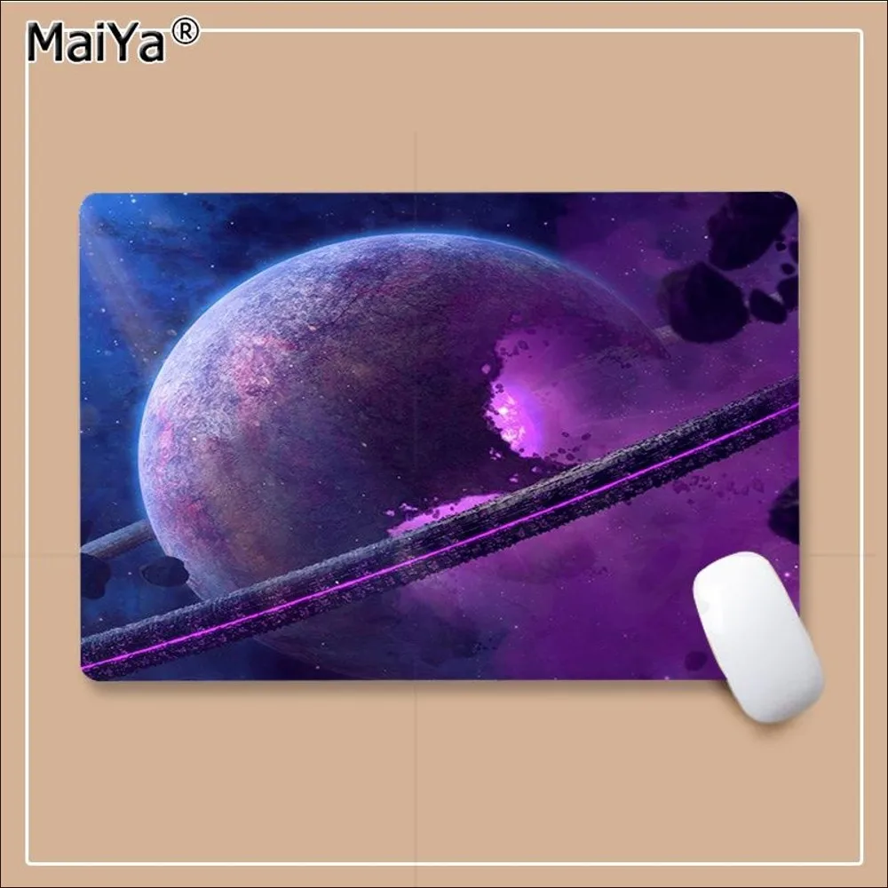 Yzuoan Earth Space Mousepad Beautiful Durable Rubber Mouse Mat Pad Size For CSGO Game Player Desktop PC Computer Laptop