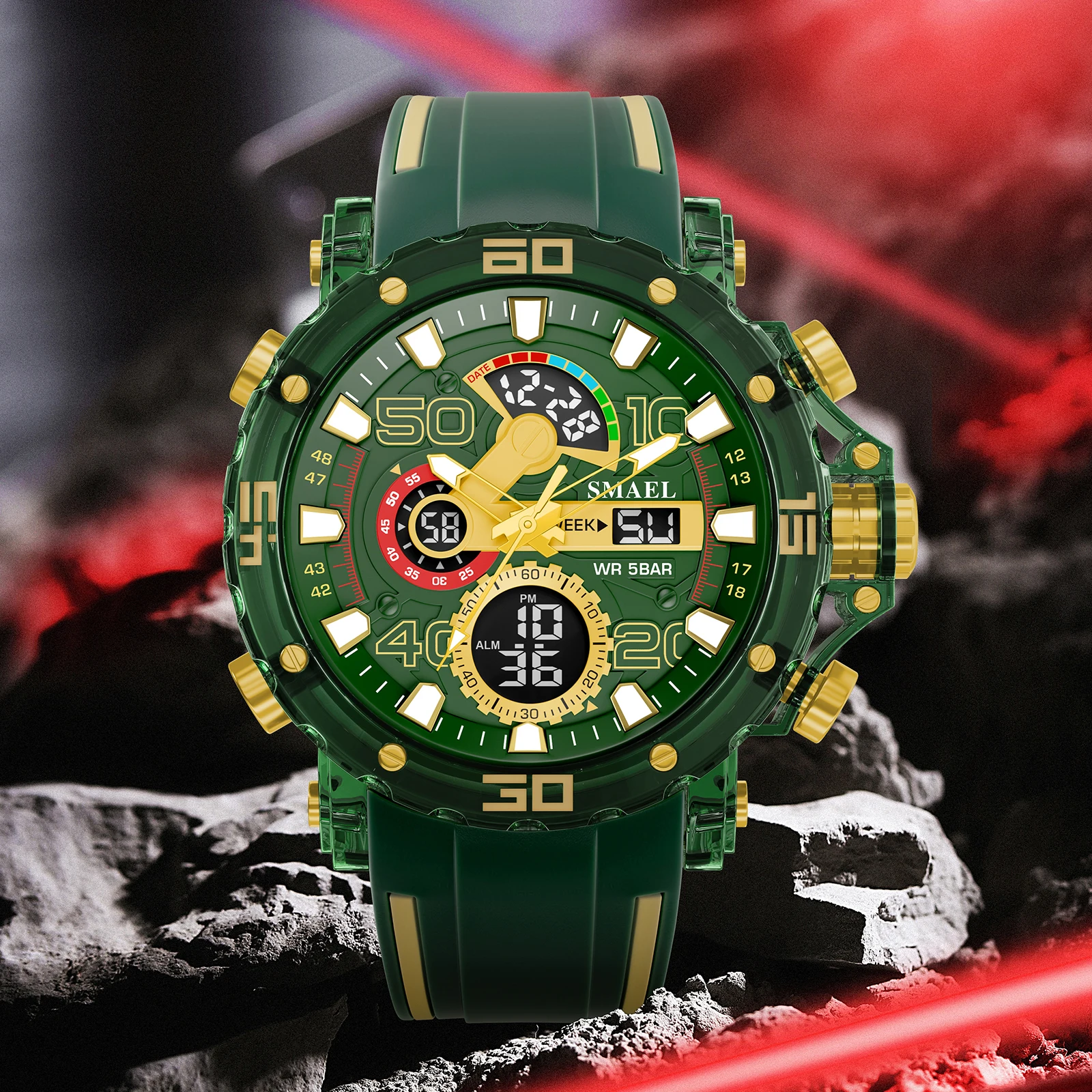 Military Watches Men Watch 2025 New 50M Waterproof Wristwatch Stopwatch Alarm L… - Image 5