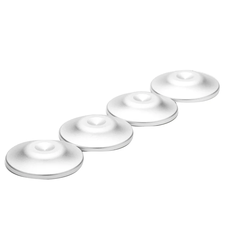 4PCS Amplifier Speaker Feet Spikes Pads Parts Speakers Amplifier Recorder Feet Pad Silver