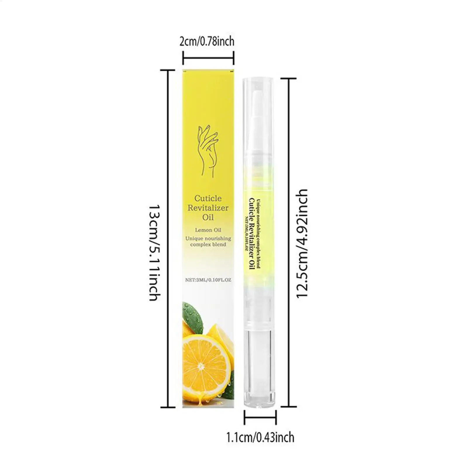 قلم زيت الأظافر زيت تنشيط البشرة يوميا ترطيب مغذي قلم نمو الأظافر لأظافر الأصابع الرقيقة الجافة والقدمين
