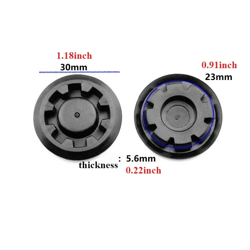 5/10pcs Car Door Lock Fixing Hole Blanking Plugs Cap Grommets Fit for Toyota Plastic Door Rubber Cover Automobile Accessories