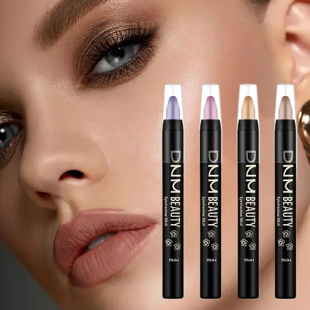 16Colors Shimmer Eyeshadow Stick Pearlescent Waterproof Eyeliner Silkworm Pen Glitter Long Lasting Highlighter Bling Eyes Makeup