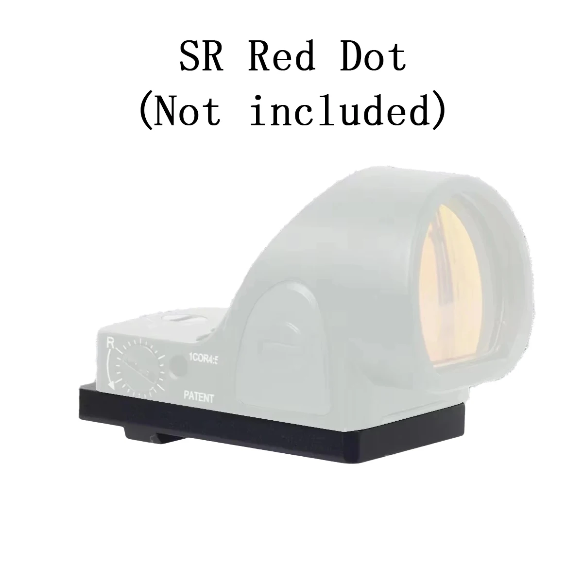Universal G17 Mount Rear Sight Plate Mount Base Adapter For Glock 17 19 G17 G19 Fit RM VISM VISM-PRO M1 M2 Red Dot Sight view 4