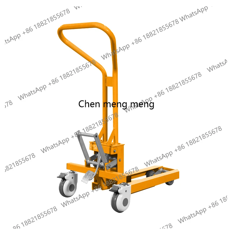 A55 Small Lightweight  Portable Manual Hydraulic Lifting Loading/Unloading Hand Truck Compact  Foldable Material Handling Forkli
