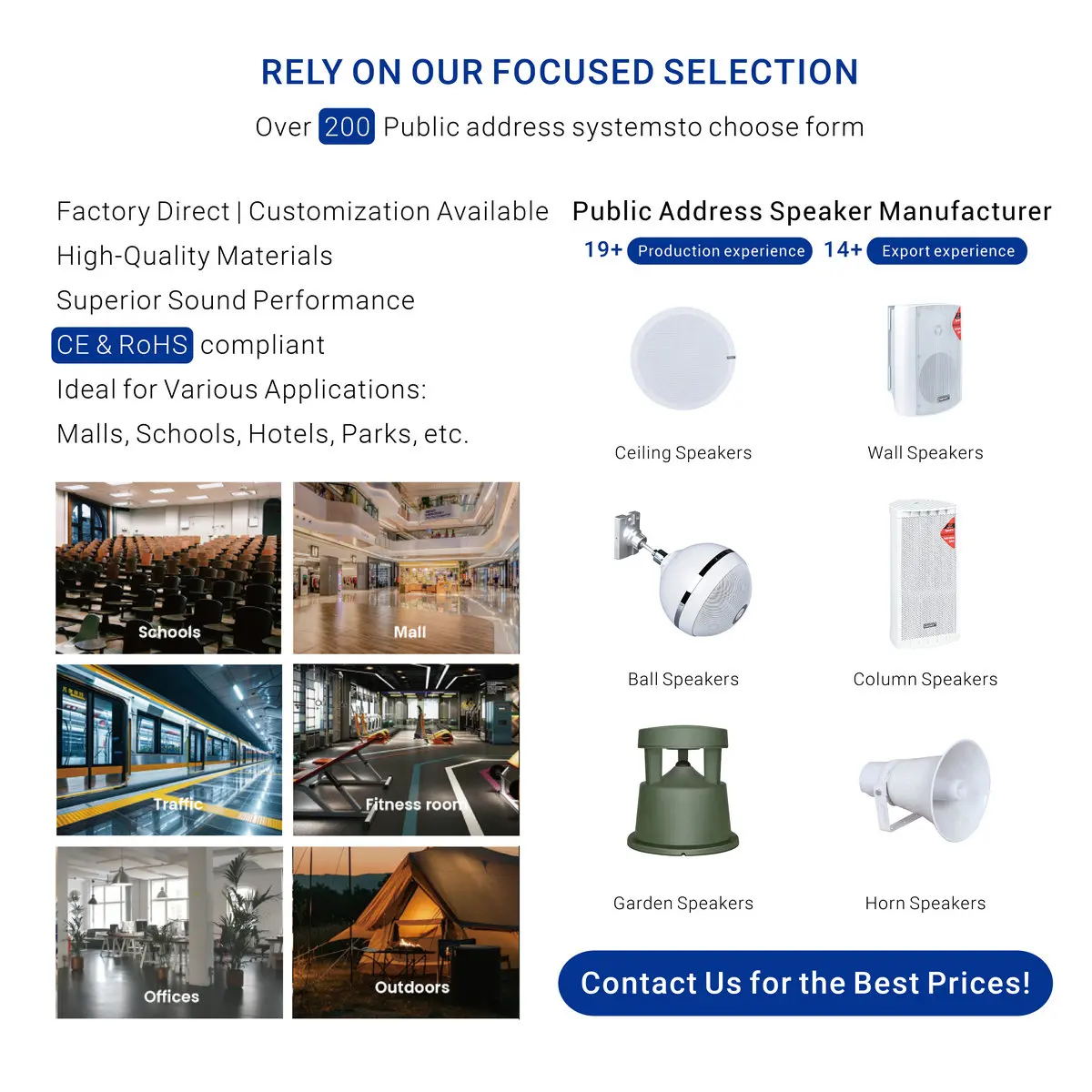 30W Branco À Prova D 'Água Sirene de Alarme Buzina Alto-falante Som Alto-falante Externo com Sirene de Alta Qualidade