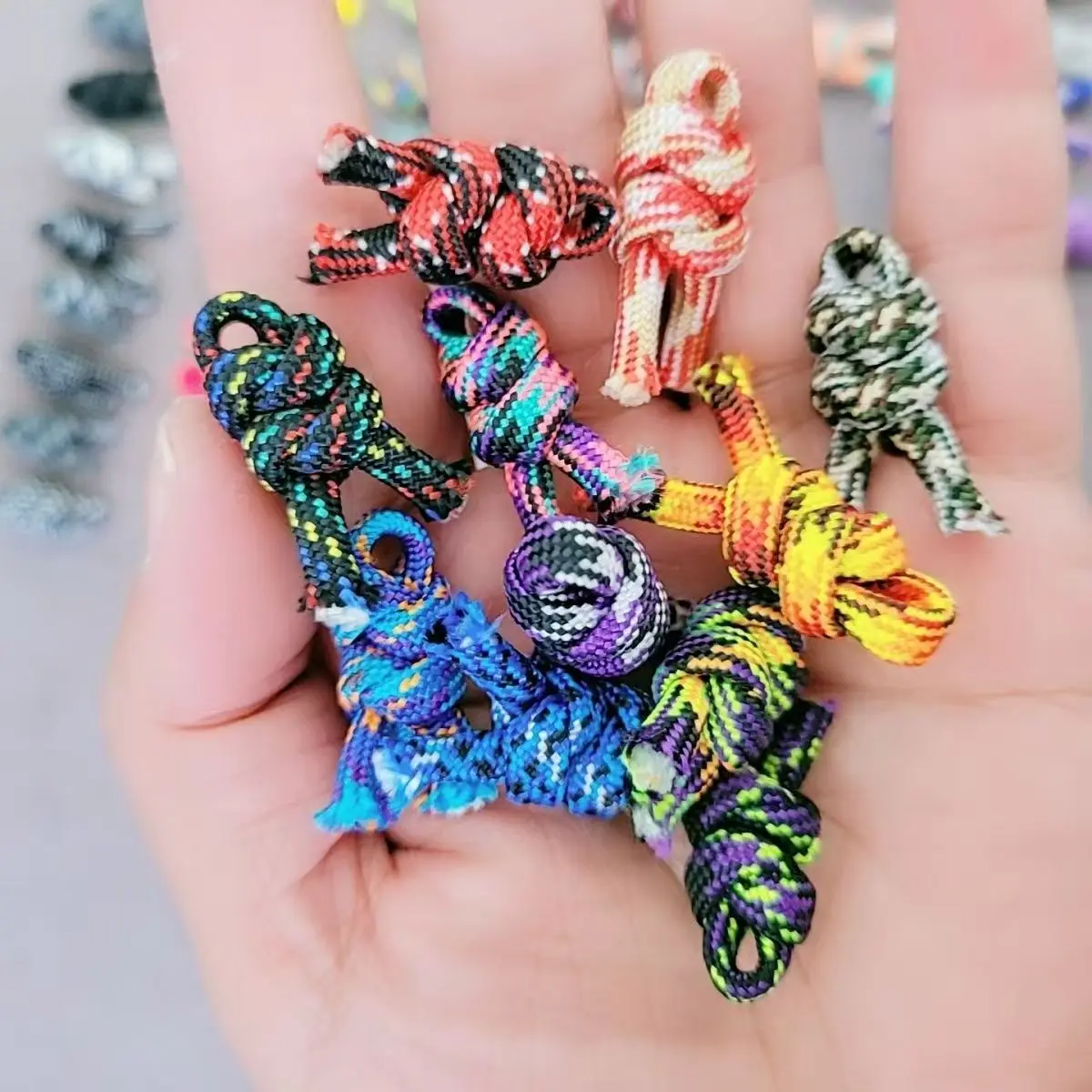 Paracord 1mm/2mm/3mm/4mm/5mm Diameter Blind Box Parachute rope Climbing camping survival gear parachute rope bracelet DIY
